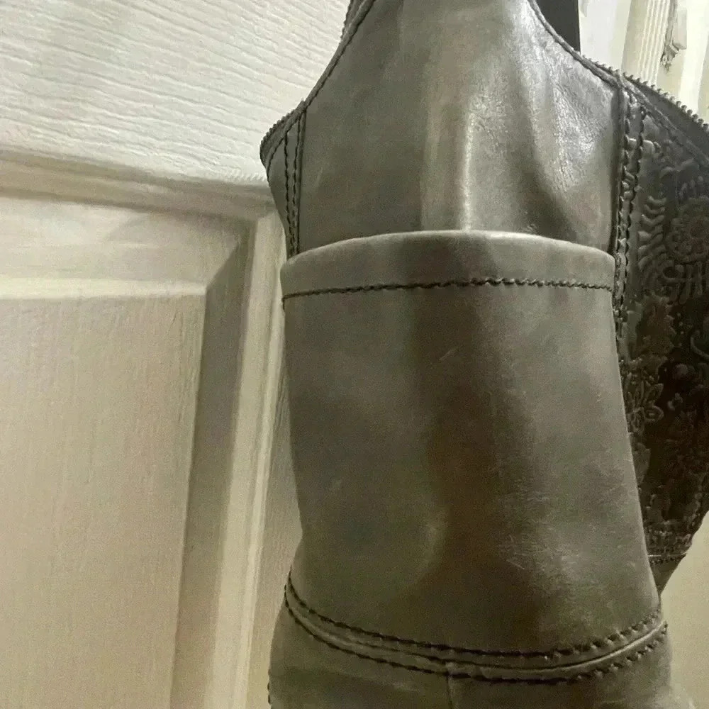 The Sak Kendra Leather Hobo Floral Embossed - Picture 9 of 9